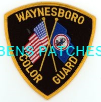 VIRGINIA,WAYNESBORO POLICE COLOR GUARD 1